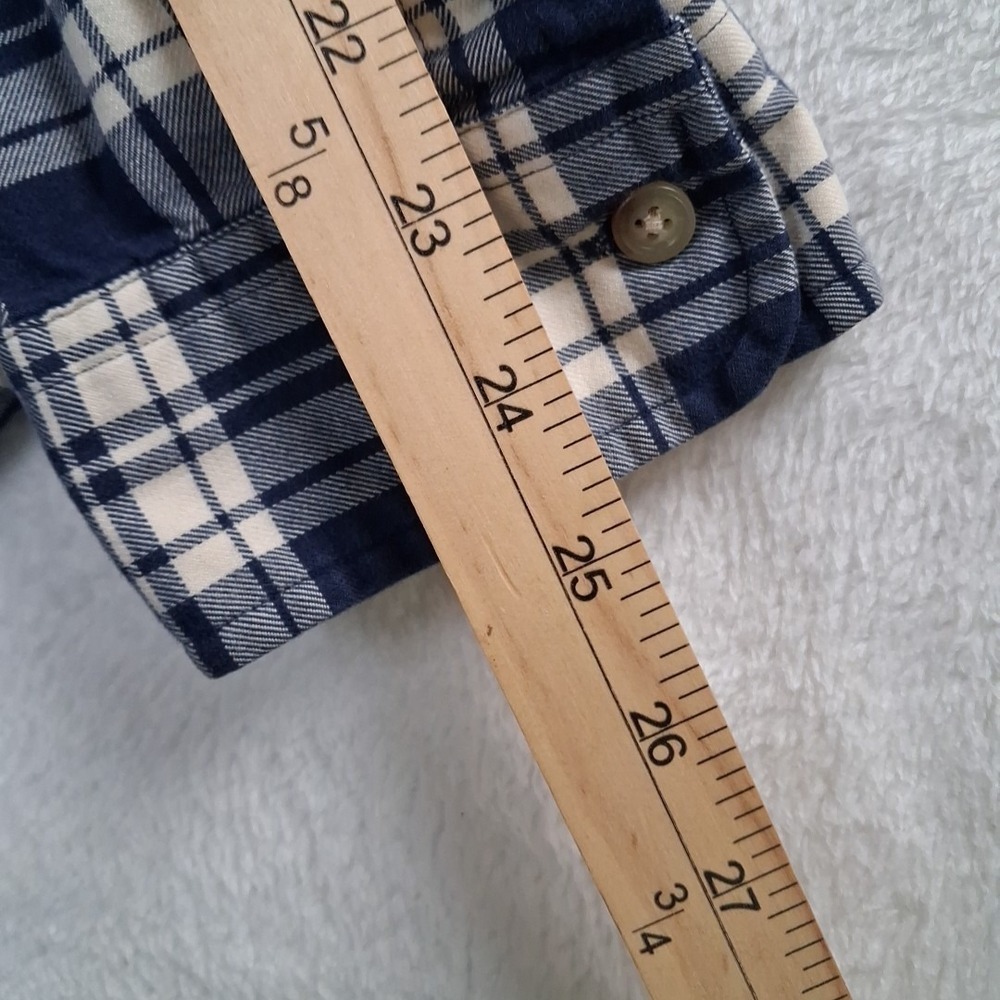 Ralph Lauren Shirt Mens XL Blue White Plaid Long Sleeve Button Down Classic - Picture 10 of 10